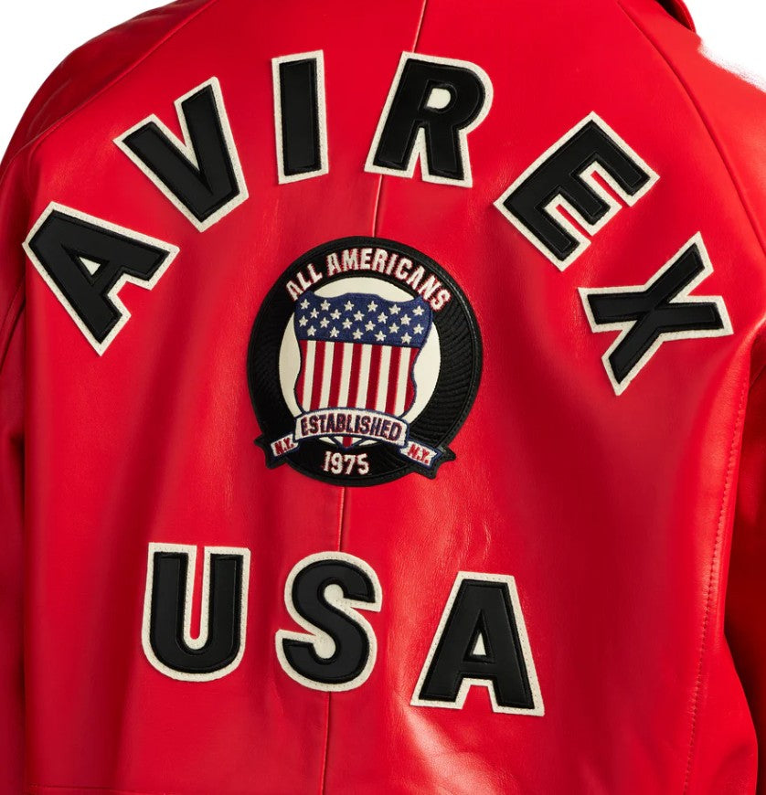 AVIREX GENIUNE SHEEP LEATHER ICON JACKET