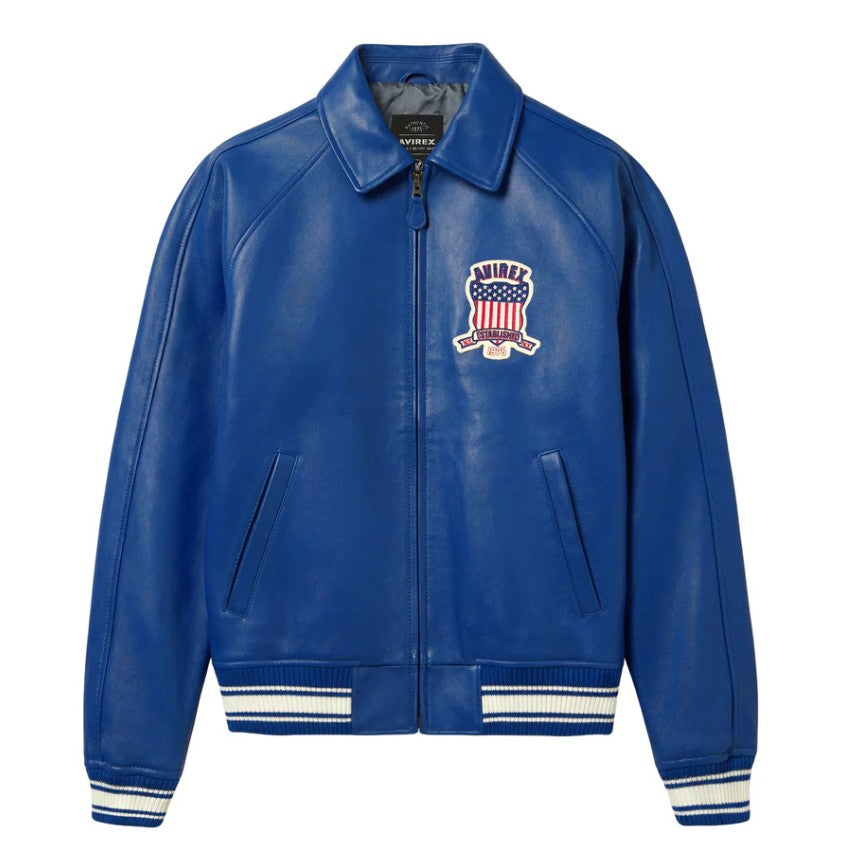 AVIREX GENIUNE SHEEP LEATHER ICON JACKET