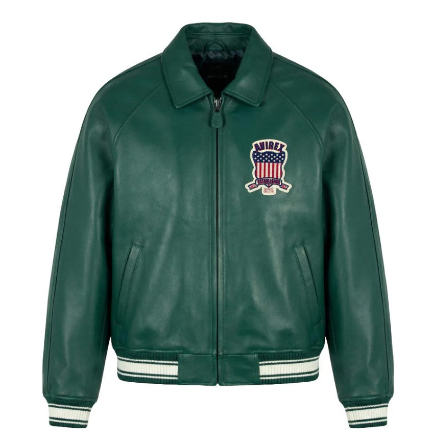 AVIREX GENIUNE SHEEP LEATHER ICON JACKET
