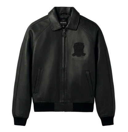 AVIREX GENUINE SHEEP LEATHER ICON JACKET