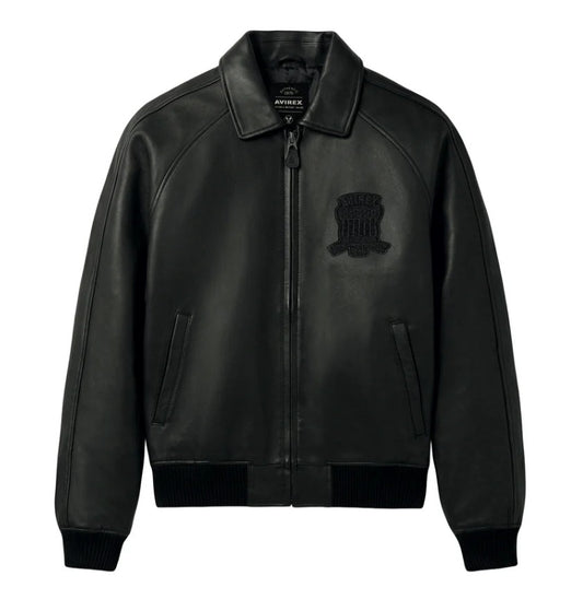 AVIREX GENUINE SHEEP LEATHER ICON JACKET