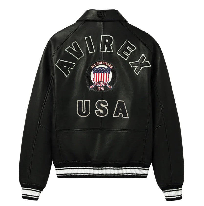 AVIREX GENIUNE SHEEP LEATHER ICON JACKET