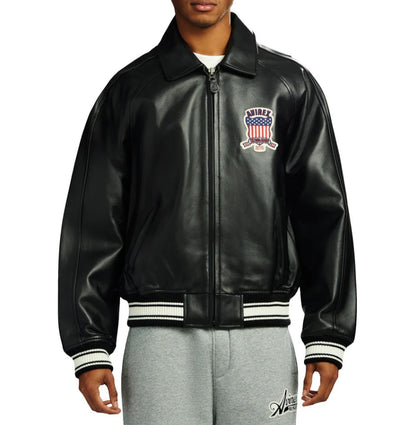 AVIREX GENIUNE SHEEP LEATHER ICON JACKET