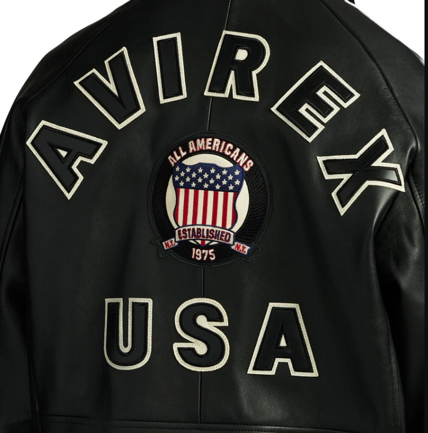 AVIREX GENIUNE SHEEP LEATHER ICON JACKET