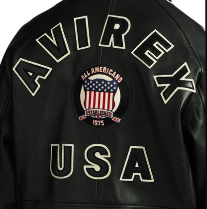 AVIREX GENIUNE SHEEP LEATHER ICON JACKET