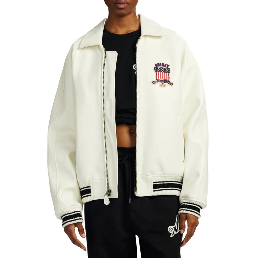 AVIREX GENIUNE SHEEP LEATHER ICON JACKET