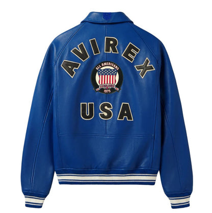 AVIREX GENIUNE SHEEP LEATHER ICON JACKET