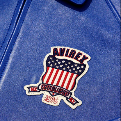 AVIREX GENIUNE SHEEP LEATHER ICON JACKET