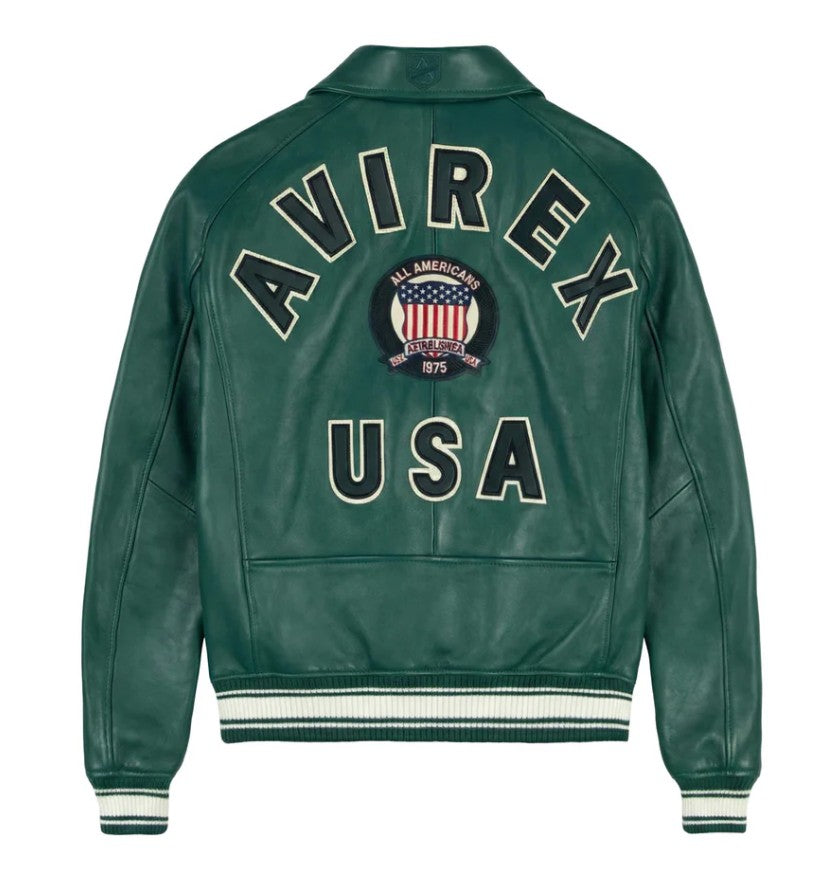 AVIREX GENIUNE SHEEP LEATHER ICON JACKET