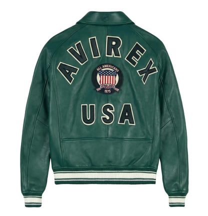 AVIREX GENIUNE SHEEP LEATHER ICON JACKET