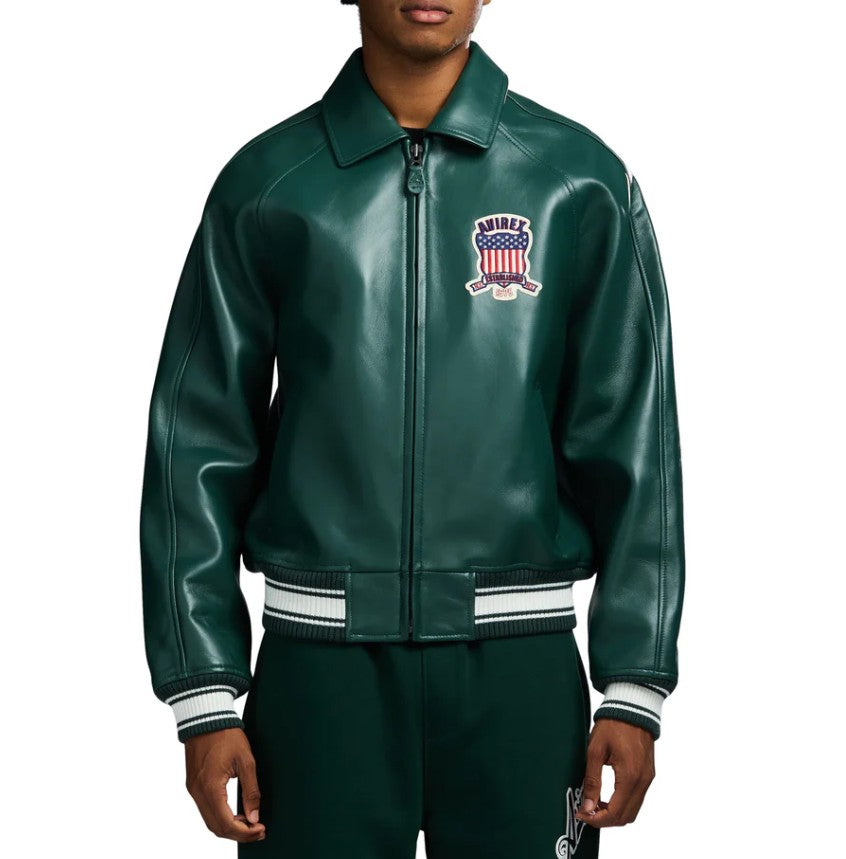 AVIREX GENIUNE SHEEP LEATHER ICON JACKET