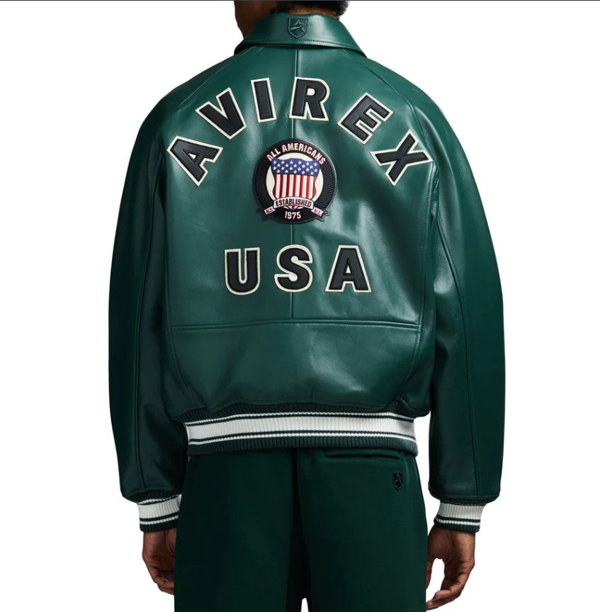 AVIREX GENIUNE SHEEP LEATHER ICON JACKET