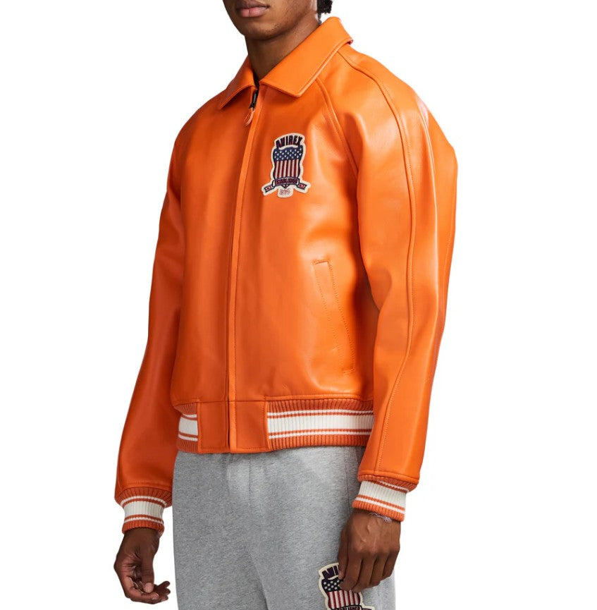 AVIREX GENIUNE SHEEP LEATHER ICON JACKET