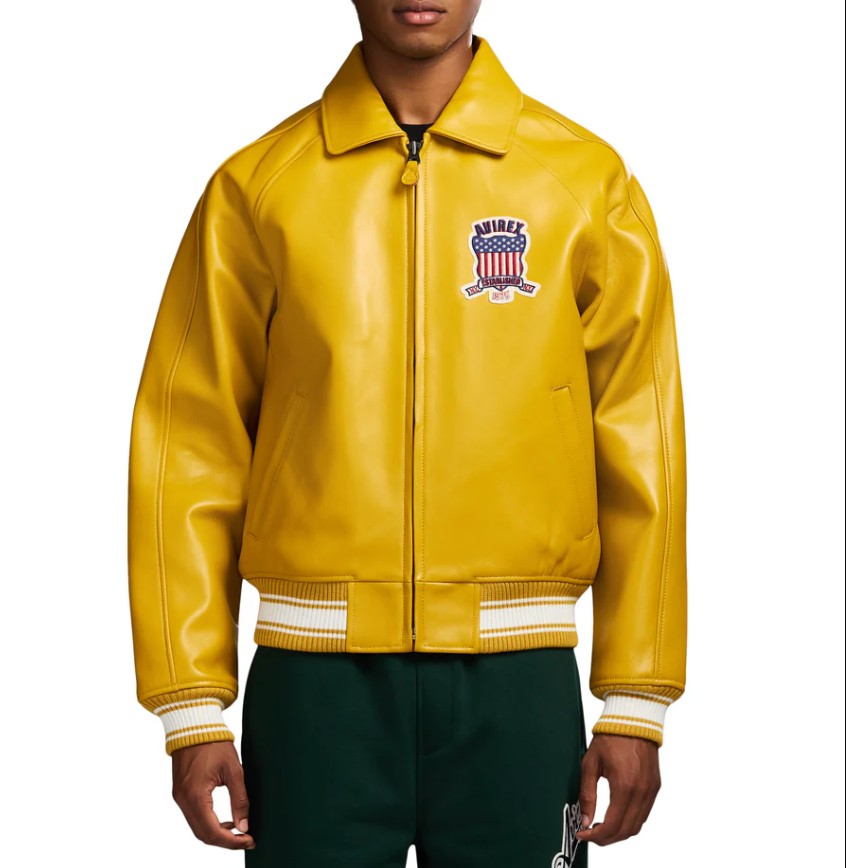 AVIREX GENIUNE SHEEP LEATHER ICON JACKET