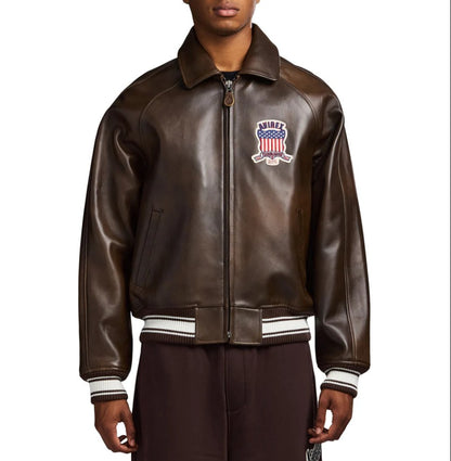 AVIREX GENUNE SHEEP LEATHER ICON JACKET