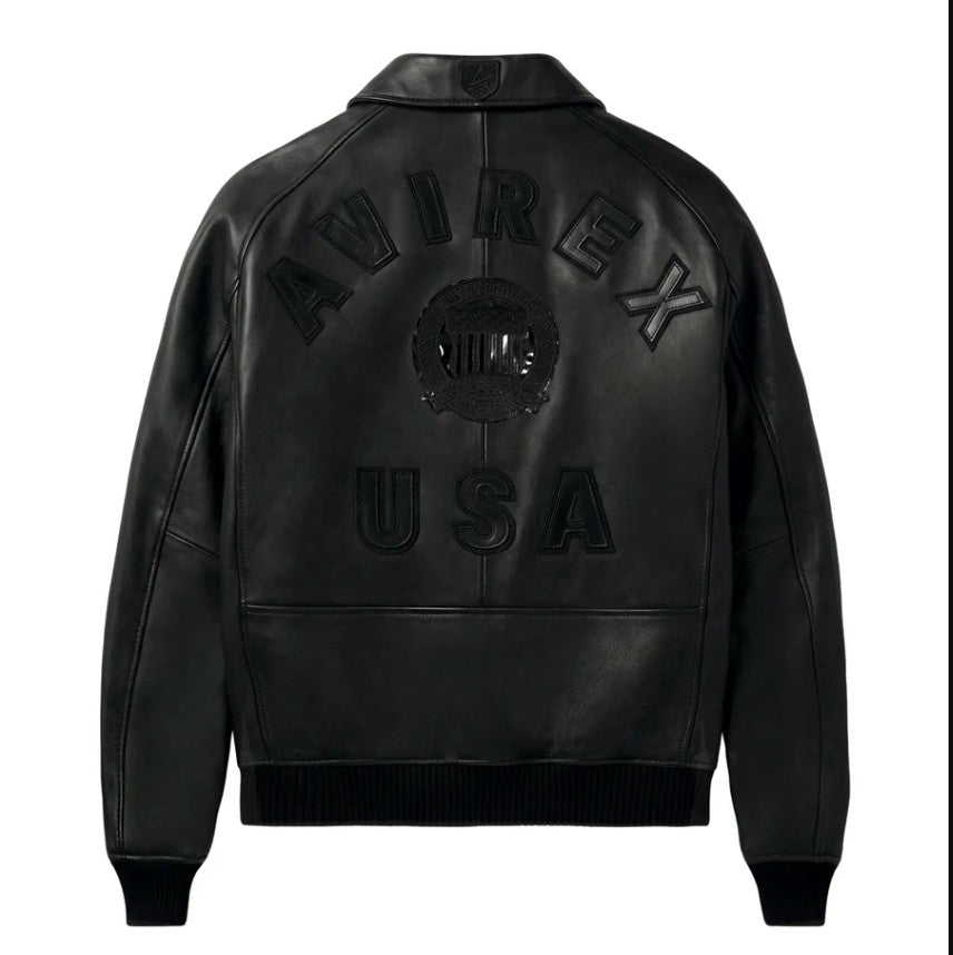 AVIREX GENUINE SHEEP LEATHER ICON JACKET