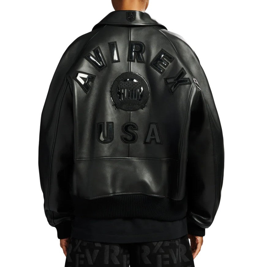 AVIREX GENUINE SHEEP LEATHER ICON JACKET